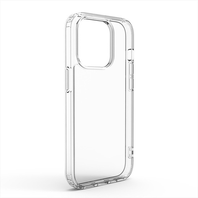 IDEAL Ultra-Thin Transparent Clear TPU PC Case for iPhone 11 12 13 15 16 17 Pro Max Soft Mobile Phone Cover