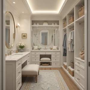 خزانة ملابس Prima عصرية مخصصة بتصميم فاخر على الطراز الأوروبي - Product Image 5