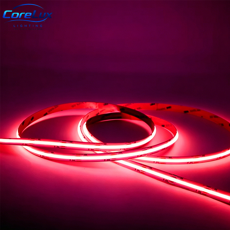 24V Full Color Addressable LED Strip 10MM PCB Width 720leds 19W/M Flexible Linear Light for Shopping Mall Creative Display