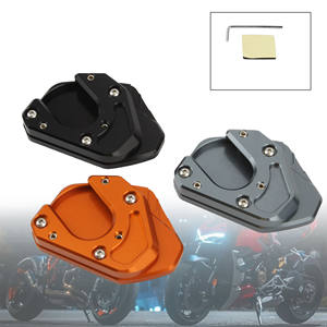Ampliador de Pata de Cabra Lateral para Motocicleta KTM <span class=keywords><strong>Duke</strong></span> 125 200 390 690 SMC, Placa de Extensión para Caballete, Accesorios de Aluminio CNC - Product Image 2
