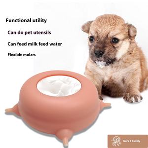 Fabricant d'outil d'alimentation en silicone souple et durable <span class=keywords><strong>anti</strong></span>-étouffement pour animaux de compagnie, <span class=keywords><strong>dispositif</strong></span> d'aspiration de lait maternel réaliste et écologique pour animaux de compagnie - Product Image 3