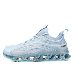 Zapatillas deportivas de baloncesto para hombre, transpirables, de malla, con absorción de impactos y suela gruesa - venta al por mayor transfronteriza - Product Image 3