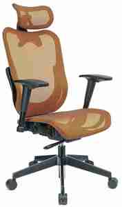 Silla de trabajo de oficina ejecutiva ergonómica moderna con función giratoria de marco de plástico para uso diario - Product Image 2