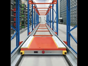 Carro de almacén controlado por radio con control remoto inalámbrico de servicio pesado Lanzadera automática de paletas para uso de almacenamiento de servicio mediano - Product Image 4