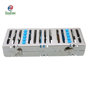 Scatola di sterilizzazione dentale Autoclave cassetta vassoio scatola Rack gomma Linker strumento clinica supporto per disinfezione dentale - Product Image 1