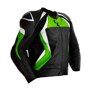 Chaqueta de Motociclismo para Hombre Vanucci, Cuero Genuino de Vaca, Equipo de Protección Nivel 2 CE con Soporte para la Espalda - Product Image 1
