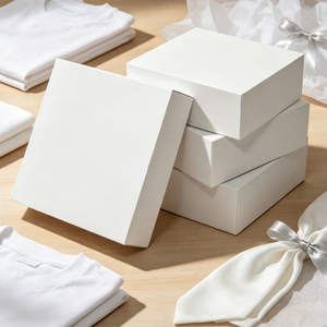 Boîtes rigides, boîtes d'emballage simples, boîtes de rangement pliables, impression de logo personnalisée pour l'emballage de vêtements, de bijoux, de cosmétiques et de cadeaux - Product Image 6