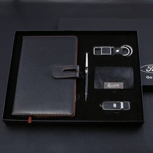 Ensemble de stylos, carnets et porte-clés personnalisés pour entreprises, articles souvenirs, cadeaux promotionnels avec logo, cadeaux pour la fête des pères - Product Image 4