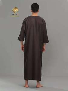 Vêtements de prière décontractés pour hommes musulmans, style national, robe longue élégante, look magnifique - Product Image 2