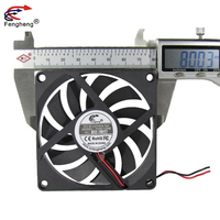 Ventilateur axial à roulement à billes DC8010 12v 24v 80x80x10mm, équipement de réfrigération industrielle, ventilateur de refroidissement pour serveur