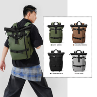 Sac à dos multifonctionnel décontracté pour le sport, sac à dos de randonnée extensible unisexe, organisateur de week-end, sac de voyage en nylon imperméable