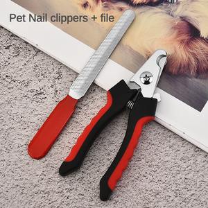 Profesyonel <span class=keywords><strong>Pet</strong></span> kedi köpek tırnak makası kesici ile orak paslanmaz çelik bakım makas Clippers <span class=keywords><strong>Pet</strong></span> pençeleri için köpek malzemeleri - Product Image 2