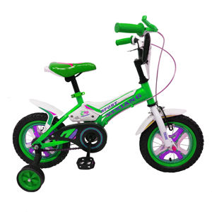 Vélo d'apprentissage 12 pouces pour tout-petits, monovitesse, fourche en acier, pédales ordinaires, <span class=keywords><strong>panier</strong></span> en plastique, roues d'apprentissage – Offre Spéciale - Product Image 3