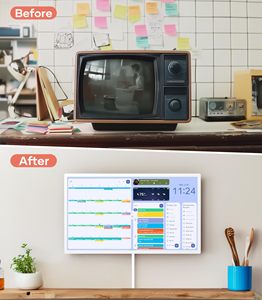 32 inch kỹ thuật số thông minh lịch màn hình cảm ứng treo tường tương tác hiển thị lịch trình gia đình kỹ thuật số màn hình lịch - Product Image 5