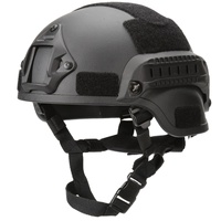 Casque tactique rapide Casque d'équipement de jeu de Paintball noir