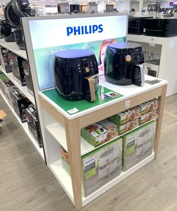 Support d'affichage d'appareils électroménagers en acrylique <span class=keywords><strong>de</strong></span> grande capacité, sur pied, <span class=keywords><strong>de</strong></span> haute qualité, personnalisé en usine en Chine, pour Home <span class=keywords><strong>Depot</strong></span>, étagère, kiosque - Product Image 6