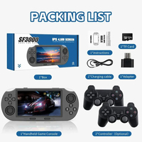 Nouvelle console de jeu portable professionnelle, grand écran HD de 4,5 pouces, lecteurs de jeux rétro portables