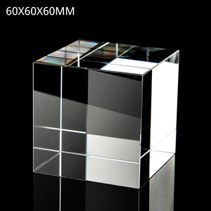 K9 Crystal Creative Photo <strong>Prism</strong> Cube <strong>Rectangular</strong> Cube Glass Crystal 60MM Crystal Cube - Product Image 1
