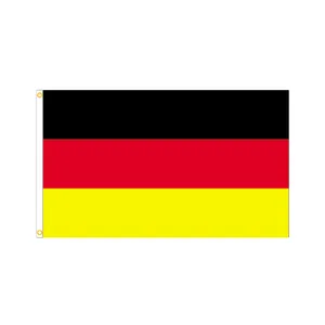 Tifosi di calcio della coppa europea di grandi dimensioni 90*150cm bandiere nazionali germania e 24 oggetti di scena del paese bandiera nazionale della coppa europea