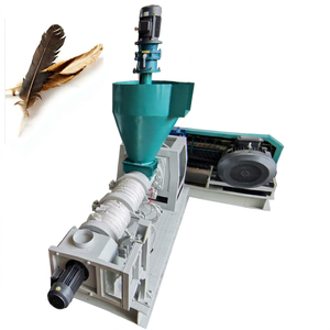 Machine à granulés d'aliments pour poissons à extrusion automatique par vis, pour plumes complètes, avec moteur d'extrusion et capacité de 120-150 kg/h - Product Image 1