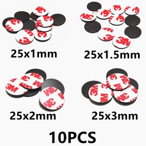 Bande magnétique avec aimants adhésifs carrés/ronds en caoutchouc Feuille magnétique souple auto-adhésive à support adhésif fort avec colle - Product Image 3