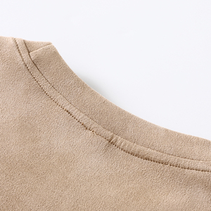 Camiseta bordada de ante Vintage para hombre, camisetas de manga corta de gran tamaño de Hip Hop de HighStreet, cuello alto, diseño DTG estampado de punto grande - Product Image 6