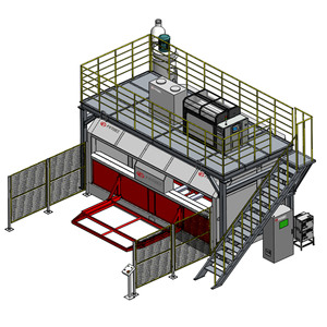 Machine de découpe à <span class=keywords><strong>jet</strong></span> d'eau robotisée CNC 3/5 axes entièrement personnalisée avec <span class=keywords><strong>bras</strong></span> de robot - Product Image 6