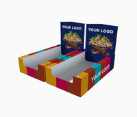Boîtes de présentation personnalisées pour barres protéinées, emballages de chocolat pour les fêtes de Noël, boîtes de présentation pour la vente au détail