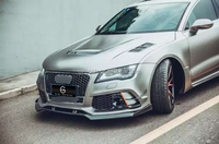 2009 + A7 mise à niveau RS7 kits de carrosserie pour Audi A7 à RS7 accessoires de voiture pare-chocs avant gril