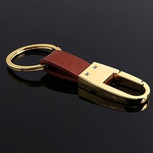 Fashion <b>Personalized</b> Men Leather Key Chain Custom Creative Customized logo Metal Car Keychain <b>Keychains</b> Keyring - Product Image 4