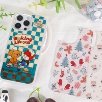 Coque de téléphone à panneau arrière magnétique remplaçable pour iphone 17 / 17pro/17promax/17air avec le restaurant à carreaux dorés