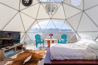 Tente de Safari en forme de dôme de serrage géomantique, imperméable, en toile, de luxe, pour l'extérieur, hôtel, Camping en famille, qualité supérieure