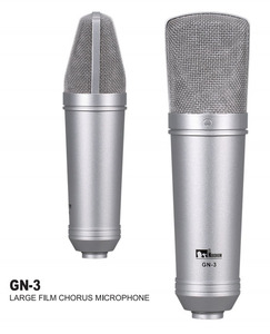 Microfono a Condensatore Nuoxun XLR con Diaframma Grande per Registrazione in Studio, Corpo in Metallo OEM U87 Tlm 103 - Product Image 1