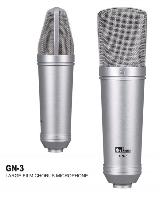 Nuoxun XLR Large Diaphragm Tube Mic Studio Recording Condenser Microphone with OEM Wired Big Metal Body U87 Tlm 103 Metal