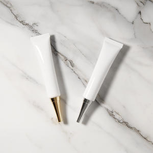 Vente en gros 20g Tube cosmétique blanc 20ml Crème médicale pour les yeux Tube en PE Tube à presser en plastique pour crème pour les yeux - Product Image 4