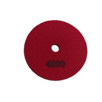 Disco de Pulido Húmedo de Diamante JDK de 4 Pulgadas de Alta Calidad, 7 Pasos, Resina Adhesiva Personalizable OEM 50-4000 #   Grano para Granito y Cuarzo en Ángulo