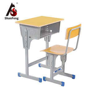 Ensemble bureau et chaise de salle de classe d'école moderne meubles d'étudiant de vente chaude pour l'école primaire - Product Image 1