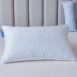 Almohada de Bambú Refrescante para Dormir, Almohada de Espuma Viscoelástica con Ajuste de Altura y Relleno Adicional para Dormir de Lado - Product Image 2