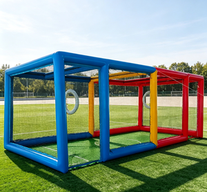 Arène <span class=keywords><strong>de</strong></span> football gonflable commerciale pour drones, avec <span class=keywords><strong>cage</strong></span> <span class=keywords><strong>de</strong></span> protection durable pour événements extérieurs et compétitions d'équipe - Product Image 1