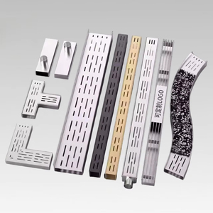 Accesorios de drenaje en forma de U de acero inoxidable 304 personalizados, diseñados para pavimentación exterior de alta gama. - Product Image 1