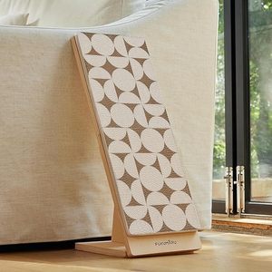 FUKUMARU Rampa <span class=keywords><strong>para</strong></span> <span class=keywords><strong>Gatos</strong></span>, Rascador de Madera de 23.66 Pulgadas con Almohadillas de Cartón Reemplazables, Protector de Muebles Vertical - Product Image 5