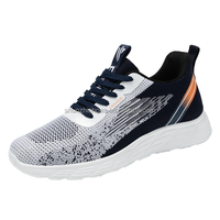 Zapatillas Deportivas de Malla de PVC con Cordones y Logotipo Personalizado Baratas para Hombre, Calzado Deportivo Transpirable y Ligero, Zapatillas de Running Gruesas para Hombre