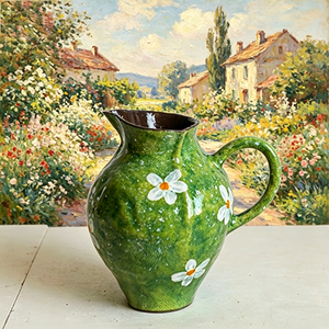 Petit vase en céramique <span class=keywords><strong>de</strong></span> style Wabi Sabi chinois <span class=keywords><strong>de</strong></span> Jingdezhen pour l'arrangement floral <span class=keywords><strong>de</strong></span> table, poterie décorative rétro - Product Image 2