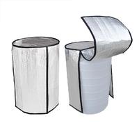 Couverture thermique pour réservoir d'eau en aluminium léger, durable et écologique, avec isolation en feuille d'aluminium, réflexion des rayonnements à 97 %, imperméable