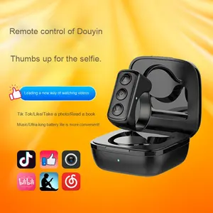 Anillo Inteligente Universal de TikTok con Bluetooth, Control Remoto de Foto y Vídeo, <span class=keywords><strong>Kindle</strong></span> Electrónico, Novedoso, Turner de Página, Aplicación de Control, Teléfono Android - Product Image 2