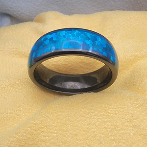 T5577 NTAG216 Dual Frequency NFC <b>Ring</b> <b>Ceramic</b> Black IP68 Waterproof Smart Wearable <b>Ring</b> for Android iOS Door Access Digital <b>Ring</b> - Product Image 3