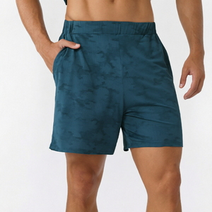Pantalones Cortos Deportivos para Hombre, de Secado Rápido, Transpirables, Estampados, con Cintura Elástica, para Correr, Hacer Ejercicio y Fitness - Product Image 1