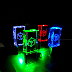 <strong>Crystal</strong> Gift USB Flash Drive Transparent Custom Logo Pendrive 8GB 16GB 32GB 64GB 128GB <strong>Memory</strong> <strong>Stick</strong> Usb Creativo U Disk Gifts - Product Image 1