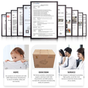 MIGO BEAR-Ensemble table et chaises en plastique blanc pour enfants, table d'étude en PE-HD - Product Image 4