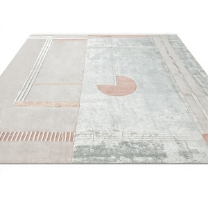 Tapis artisanal en laine et soie de style persan, écologique, à poils moyens, sur mesure pour la maison, l'hôtel et le bureau - Product Image 1